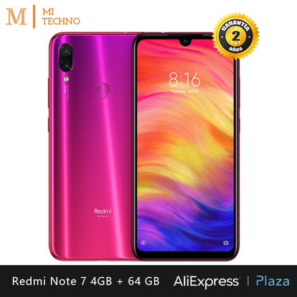 [Global Version] Xiaomi Redmi Note 7 Smartphone HD+ 6.3"(RAM 4GB + ROM 64GB, 4000mAh Battery, 48MP Camera)