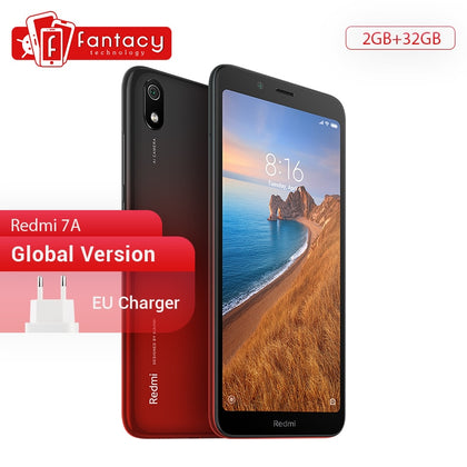 In Stock Global Version Xiaomi Redmi 7A 7 A 2GB 32GB 5.45" Snapdargon 439 Octa core Mobile Phone 12MP Camera 4000mAh Smartphone