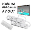 Data Frog USB Wireless Handheld TV Video Game Console Build In 620  Classic 8 Bit Game mini Console Dual Gamepad AV Output
