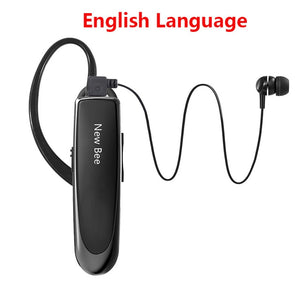 New Bee Bluetooth Headset Bluetooth 5.0 Earpiece Hands-free Headphone Mini Wireless Earphone Earbud Earpiece For iPhone xiaomi