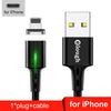 Elough Quick Magnetic Charger 3.0 4.0 Micro USB Cable for iPhone Samsung Xiaomi Fast Magnetic Phone Charging Cord Type C Cable