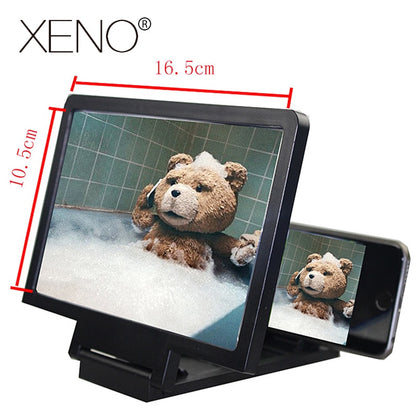 Dropship 3D Screen Amplifier Mobile Phone Magnifying HD Stand for Video Folding Screen Enlarged Eyes Protection Phone Holder